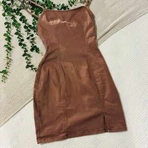 Divided H&M Brown Mini Dress